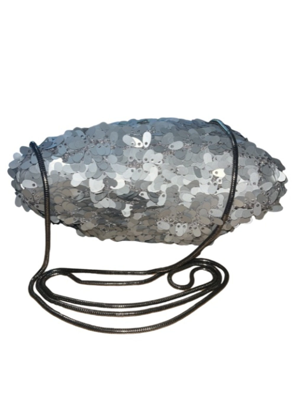 Banana Republic Silver Grey Sequin Evening Frame Clutch / Crossbody
Bag - Picture 3 of 13